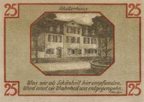 Német Birodalom/Weimari Köztársaság/ Weimar 1921. 25Pf(6x) 6klf db, teljes sor T:I