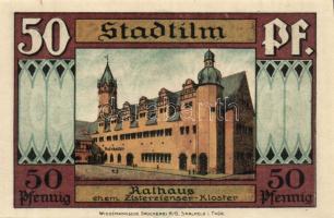 Német Birodalom/Weimari Köztársaság/ Stadtilm 1921. 5Pf + 10Pf + 50Pf(5x) 7klf db, teljes sor T:I