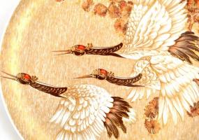 Kaiser Paradiso dísztál. Matricás, jelzett, hibátlan. d: 28 cm