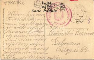 1916 Shkoder, Shkodra, Scutari, Skutari; Kujtim nga Shqypenia / greetings, militant + "M. kir. ...