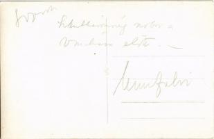 ~1930 Sopron, Szentháromság szobor, Megyeháza. photo