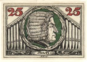 Német Birodalom/Weimari Köztársaság/ Arnstadt 1921. 25Pf(6x) 6klf db, teljes sor T:I,I-