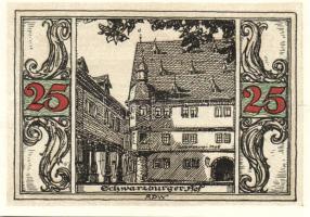 Német Birodalom/Weimari Köztársaság/ Arnstadt 1921. 25Pf(6x) 6klf db, teljes sor T:I,I-