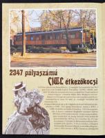 Vegyes vasúttal kapcsolatos prospektusok, nyomtatványok..stb, 13 db: 
The railway and Switzerland. ...