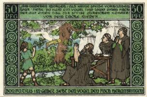 Német Birodalom/Weimari Köztársaság/ Ohrdruf 1921. 50Pf(6x) 6klf db, teljes sor T:I