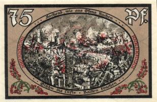 Német Birodalom/Weimari Köztársaság/ Wasungen 1921. 50Pf(4x) + 75Pf(2x) 6klf db, teljes sor T:I