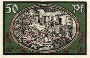 Német Birodalom/Weimari Köztársaság/ Wasungen 1921. 50Pf(4x) + 75Pf(2x) 6klf db, teljes sor T:I