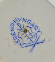 Herendi porcelán őzike, kézzel festett, jelzett, hibátlan, m: 8 cm