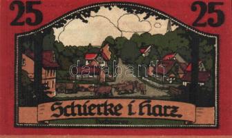 Német Birodalom/Weimari Köztársaság/ Schierke 1921. 10Pf(2x) + 25Pf(2x) + 50Pf(2x) 6klf db, teljes s...