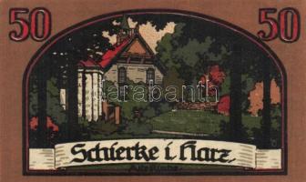 Német Birodalom/Weimari Köztársaság/ Schierke 1921. 10Pf(2x) + 25Pf(2x) + 50Pf(2x) 6klf db, teljes s...