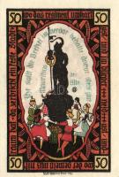 Német Birodalom/Weimari Köztársaság/ Pößneck D.N. 25Pf + 50Pf + 75Pf 3klf db, teljes sor T:I