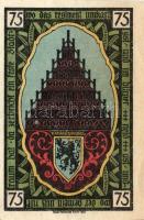 Német Birodalom/Weimari Köztársaság/ Pößneck D.N. 25Pf + 50Pf + 75Pf 3klf db, teljes sor T:I