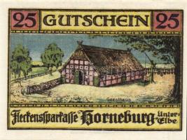 Német Birodalom/Weimari Köztársaság/ Horneburg 1921. 25Pf + 50Pf + 75Pf 3klf db, teljes sor T:I