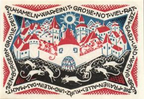 Német Birodalom/Weimari Köztársaság/ Hameln 1921. 50Pf(6x) 6klf db, teljes sor T:I