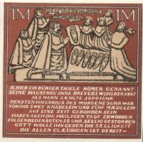 Német Birodalom/Weimari Köztársaság/ Hameln 1921. 25Pf + 50Pf + 75Pf + 1M 4klf db, teljes sor T:I