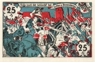 Német Birodalom/Weimari Köztársaság/ Lutter am Barenberge 1920. 10Pf + 25Pf + 50Pf 3klf db, teljes s...