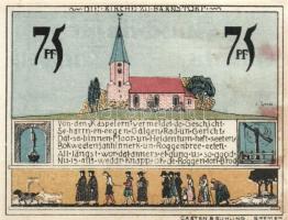 Német Birodalom/Weimari Köztársaság/ Diepholz 1921. 50Pf(2x) + 75Pf(2x) 4klf db, teljes sor T:I