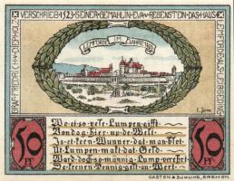 Német Birodalom/Weimari Köztársaság/ Diepholz 1921. 50Pf(2x) + 75Pf(2x) 4klf db, teljes sor T:I