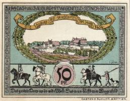 Német Birodalom/Weimari Köztársaság/ Diepholz 1921. 50Pf(2x) + 75Pf(2x) 4klf db, teljes sor T:I