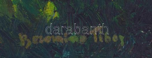 Boromisza jelzéssel: Várrom. Olaj, farost, sarkaiban kissé sérült, 50x40 cm