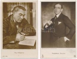 6 db RÉGI motívum képeslap: külföldi színészek / 6 pre-1945 motive postcards: actors