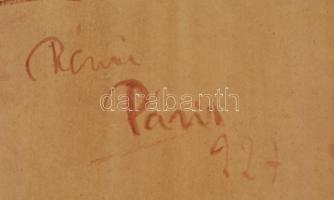 Rónai jelzéssel: Hölgyportré. Karton, akvarell, 40x28 cm