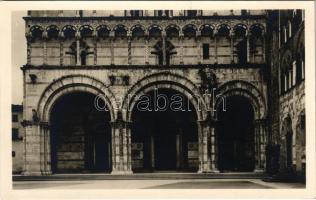 Lucca, S. Martino, La facciata / cathedral, facade (small tear)