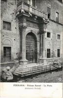 Ferrara, Palazzo Sacrati, La Porta (Baldassare Peruzzi) / palace, entrance (fl)