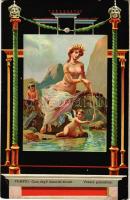 Pompei, Pompeii; Casa degli Amorini dorati, Venere pescatrice / House of the Golden Cupids, Venus fisherwoman. R. & C. A 3053. litho (EK)