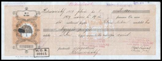Hódmezővásárhely 1929. "Hódmezővásárhelyi Cipő-, Csizma- és Papucsipari Vállalat - Olasz Sámuel...