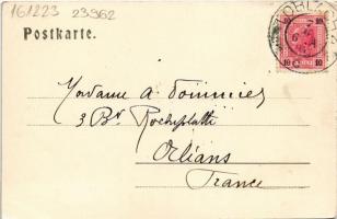 1904 Dolomiti, Dolomites; Ampezzaner Dolomiten / Monte Cristallo / mountain (crease)