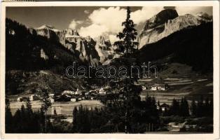 1931 Canazei (Südtirol), Gruppo delle Dolomiti, Canazei verso Sella. Fotografo e Editore Leo Baehrendt / general view, mountains