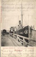 Balatonfüred, Baross hajó a kikötőben
