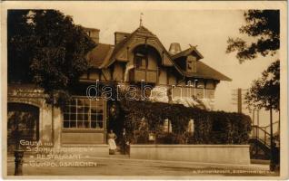 1921 Gumpoldskirchen, Gurss aus Sidonia Scherer&#039;s Restaurant Gasthof. A. Ratzenberger / restaurant, inn. photo (EK)