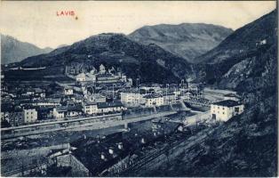1911 Lavis, Navis (Südtirol); general view, bridge