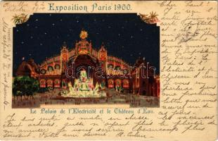 1900 Paris, Exposition Universelle de 1900. Le Palais de lElectricité et le Chateau dEau / International Exposition, Worlds Fair. C. S. a F. No. 112. litho
