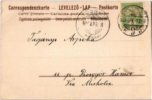 1902 Romantic children couple. E.G. 741. litho (EK)