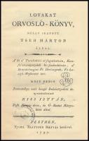 Tseh Márton: Lovakat orvosló-könyv. Bp.,1979, Mezőgazdasági. Kiadói kartonált papírkötés. 1797-es Tr...