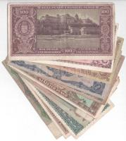 1932-1946. 12 db-os vegyes pengő tétel T:II--III- kis szakadás