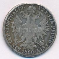 Ausztria 1860A Tallér Ag "Ferenc József" T:3 ph.
Austria 1860A 1 Thaler Ag "Franz Jo...