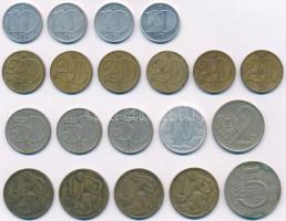 Csehszlovákia 1962-1984. 20 db-os vegyes fémpénz tétel T:1--3 Czechoslovakia 1962-1984. mixed 20 pcs of coin lot C:AU-F