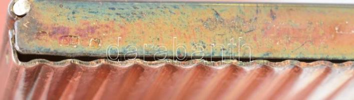 Ezüst névjegykártya tartó. Jelzett. 9,5x6 cm 56 g