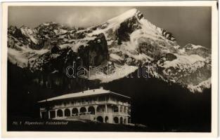 Garmisch-Partenkirchen, Aplenhotel Raintalerhof / tourist hotel, Alps. Josef Porer No. 1.