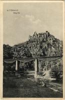 Altenahr, Viadukt mit Burgruine Are / viaduct, bridge, castle ruins. Verlag H. Stecher (fl)