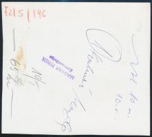 Kalmár Magda (1944- ) operaénekesnő aláírása őt ábrázoló fotón