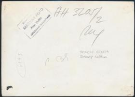 Petress Zsuzsa (1928-2011) színésznő és  	
Baksay Árpád (1927-) színész aláírása fotón