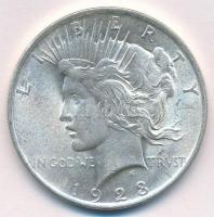Amerikai Egyesült Államok 1923. 1$ Ag "Béke" T:2 USA 1923. One Dollar Ag "Peace"...