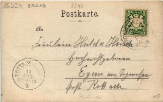 1899 Berchtesgaden, general view, hotel, church. photo