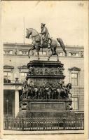 1911 Berlin, Unter den Linden, Denkmal Friedrich d. Grossen / monument (fl)