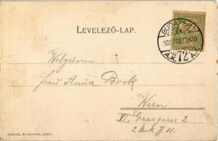 1905 Budapest VII. Hotel Metropole szálloda és kávéház. Czettel és Deutsch. Rákóczi út 58. (fl)